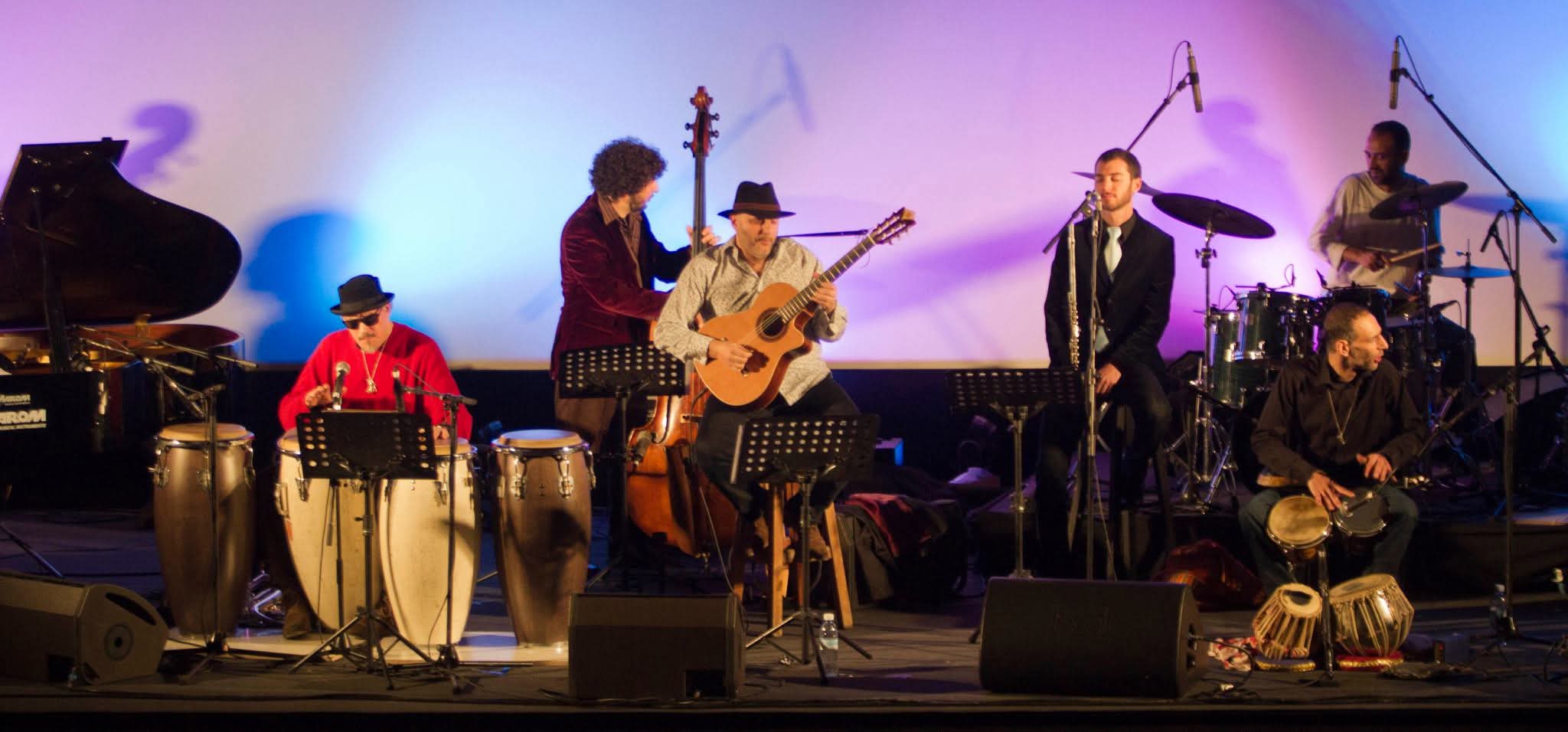 Sound of the Ground ensemble on stage
